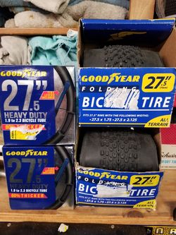 27.5 NEW TIRES AND TUBES