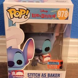 Disney STITCH AS BAKER FUNKO POP