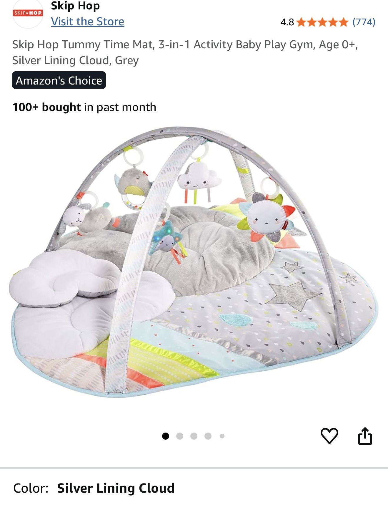 Skip Hop Tummy Time Mat