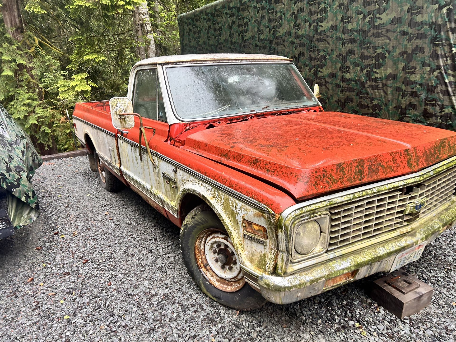 1971 Chevy pickup custom deluxe 20