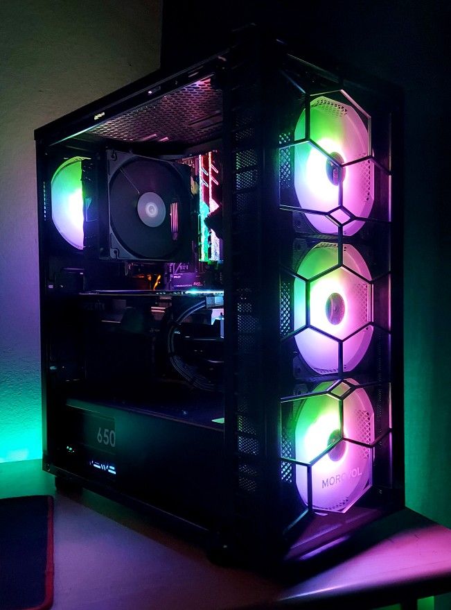 💥 Newly Built Custom Gaming PC! Ryzen 5 2600! ROG RTX 2070 8G! 32GB DDR4! 1TB M.2 & 1TB HDD! Windows 11!🎮