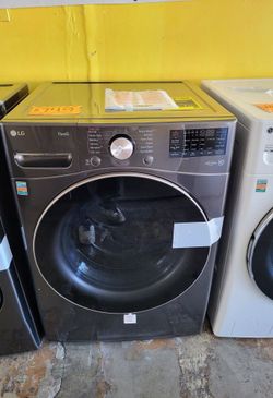 lg thinq front load washer cu feet