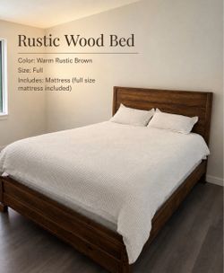 Full Bed with Mattress Included