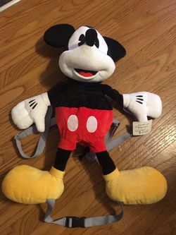 Mickey plush back pack