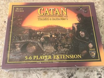 Settlers of Catan (Traders & Barbarians) 5-6 player expansion NEW