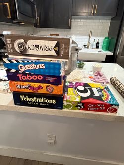 Lot of 6 Adult Party Board Games