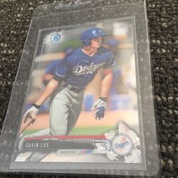 Baseball Card 2017 Bowman Chrome Gavin Lux Rookie