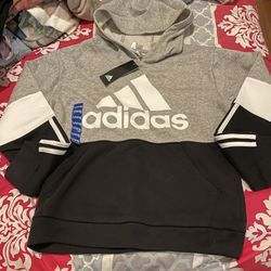 Adidas Boys' Youth Pullover Fleece Hoodie 