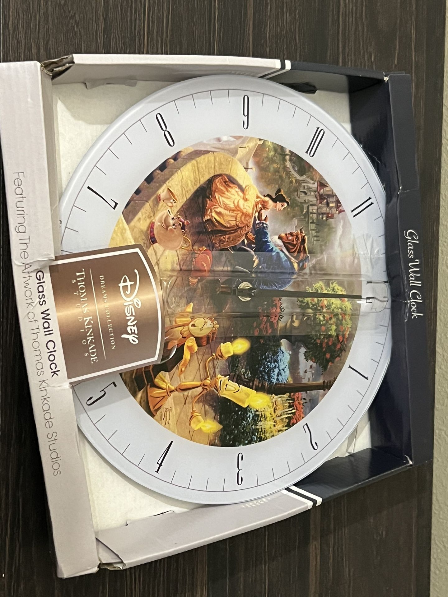 Beauty And Beast Walk Clock