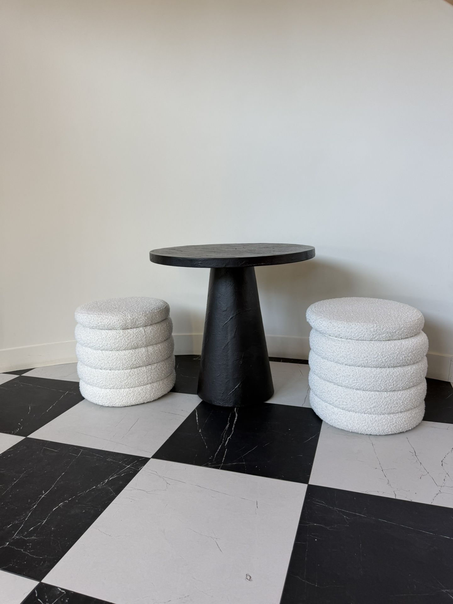 Table and Ottomans (CB2)
