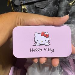 Hello Kitty Make Up Brush Set Comes With Brushes Inside 