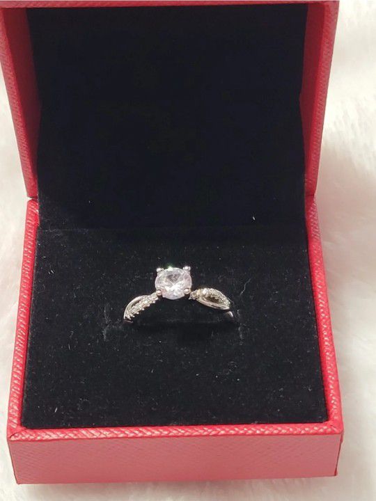 Moissanite Wedding Engagement Ring for Women  1CT D. VVS 1 Clarity Certicate Inc