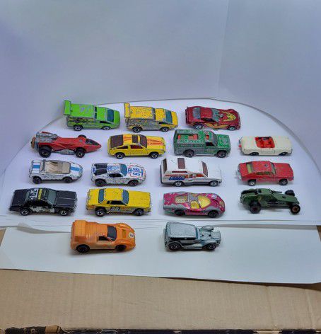 Hot Wheels Redline Rally Case Lot With Redlines and BWs