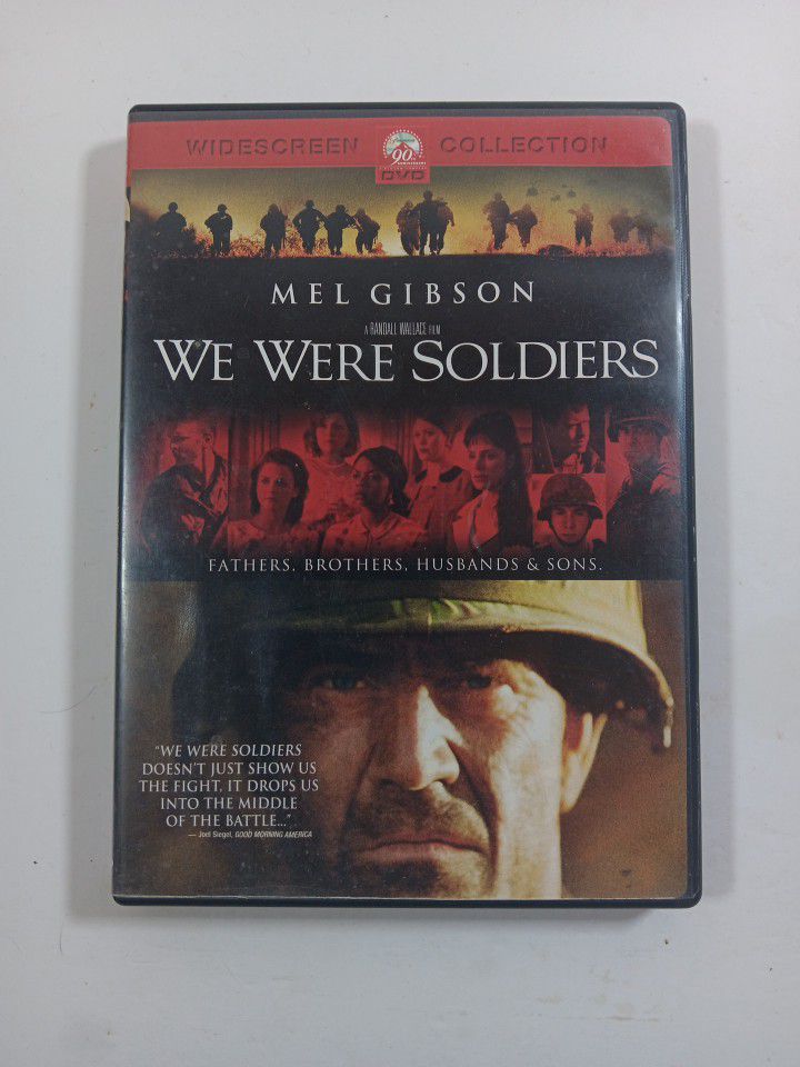We Were Soldiers DVD Widescreen Movie Mel Gibson True Story Military & War 2002