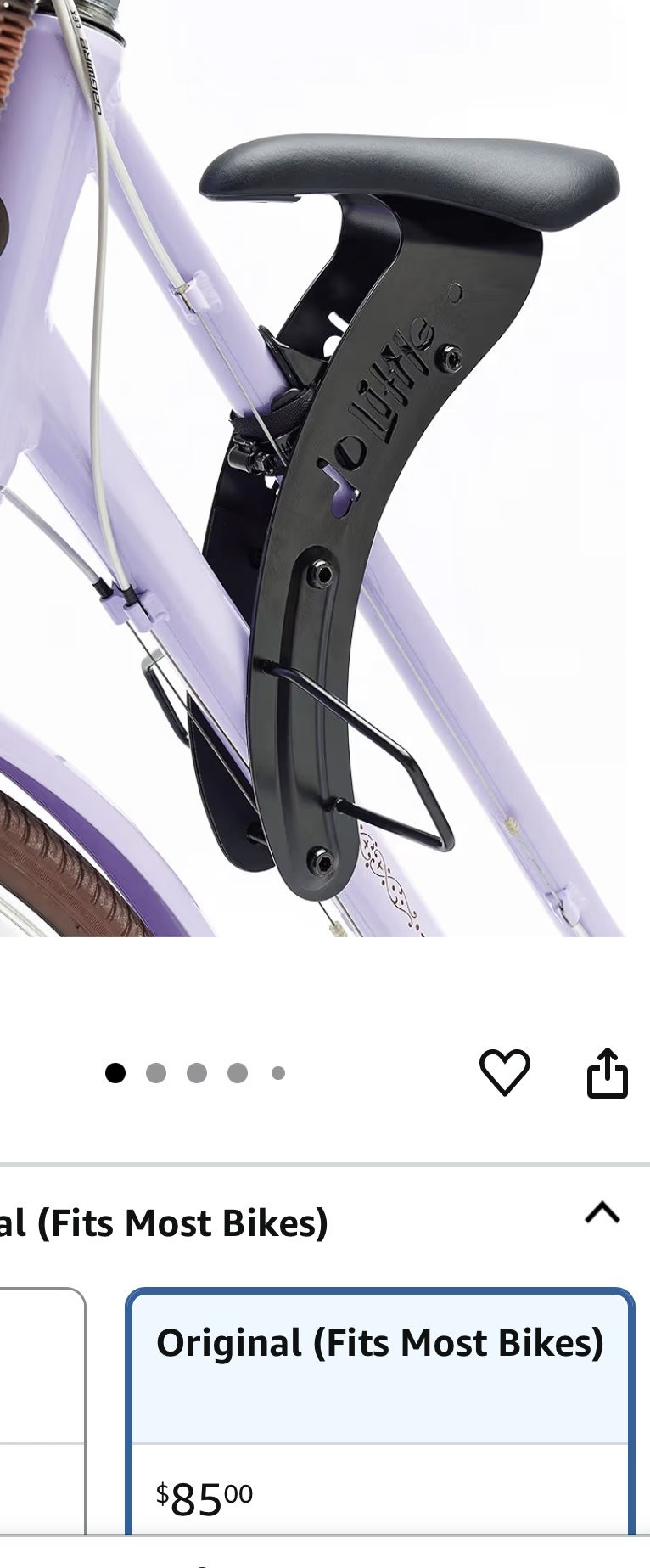 Kids Bike Seat $20