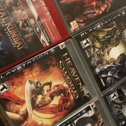 6 PS3 Games. 