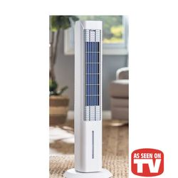 Evaporative tower Fan w/ icepacks