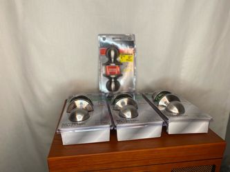 Brand NEW Defiant Door Knobs Set (4 Pack) - Stainless Steel