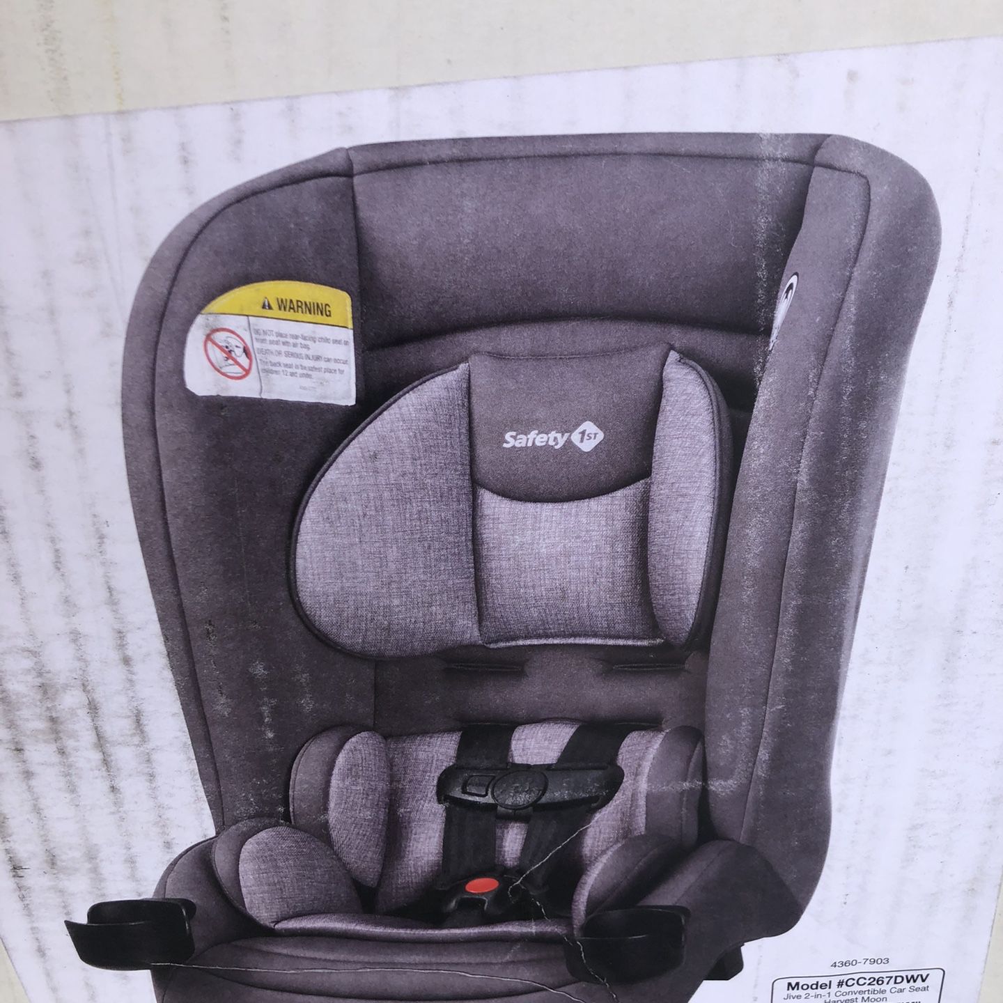 Safety 1st Jive 2-in-1 Convertible Car Seat Gray Car Seat in the
