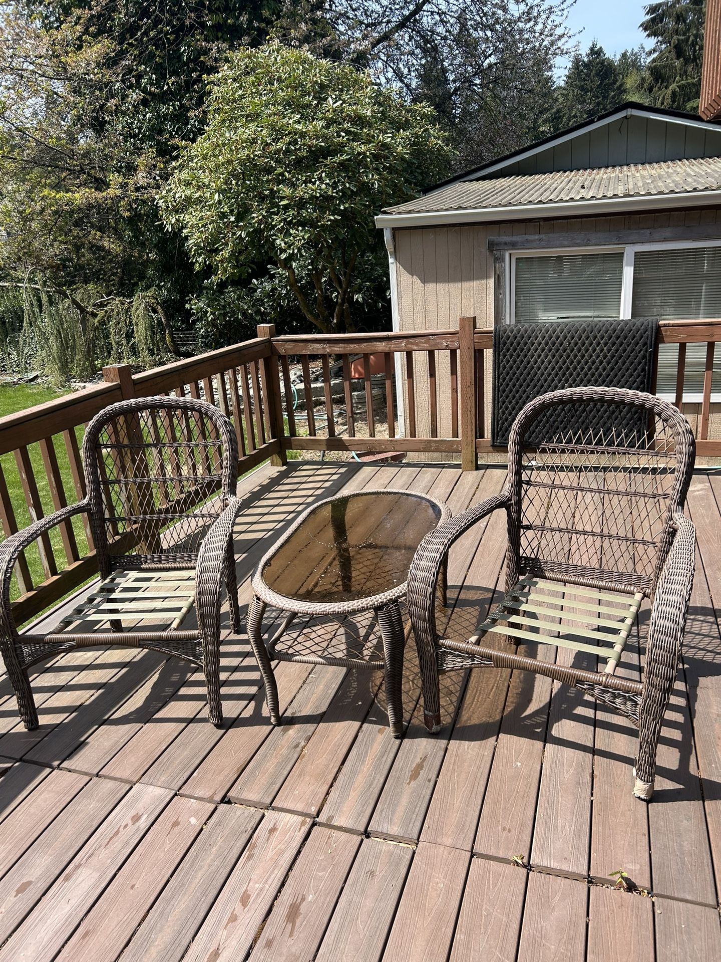 Wicker Outdoor Patio Set