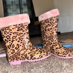 Girls Size 2 Rain Boots