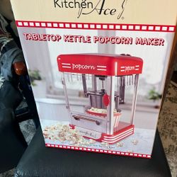 Tabletop Kettle Popcorn maker