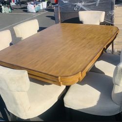 VENTURA TABLE AND 6 Chairs 