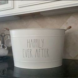 Brand New Rae Dunn Happily Ever After Beverage Tub