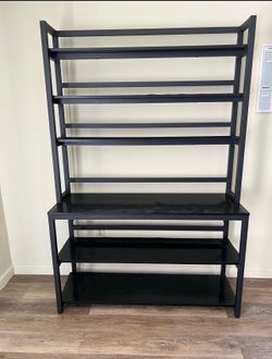 Six tiered storage shelf/bakers rack/kitchen storage