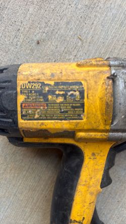 Dw292 dewalt impact gun