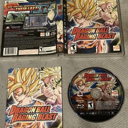 Dragon Ball: Raging Blast (Sony PlayStation 3, 2009) Complete w/ Manual 