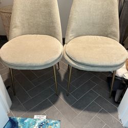 2 Chairs West Elm