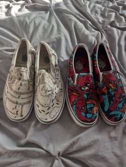 Vans Slip-On Sneakers Bundle – Harry Potter & Spider-Man