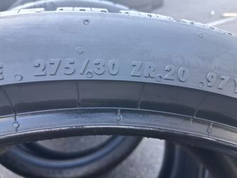 Vendo set de llantas continental EXTREME CONTACT 275/30/R20 245/35/R20 $460