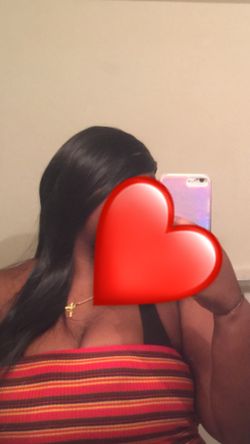 Synthetic human hair blend 20 inch straight hair wig $40