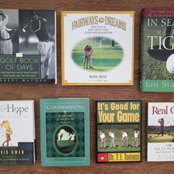 Lot Of 7 New Golf Books