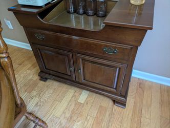 (2) STUNNING Wood dry sinks