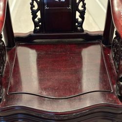 Cherrywood Heavy Antique Chairs