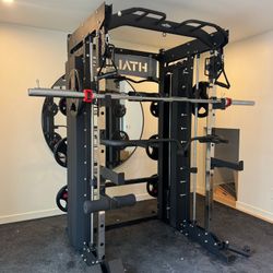 Smith Machine , Squat Rack , Bench Press , Leg Press , Pulley System Machine For Your Weights 