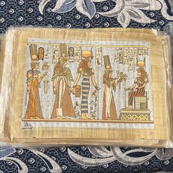 Egyptian Papyrus Paper Hand Painting