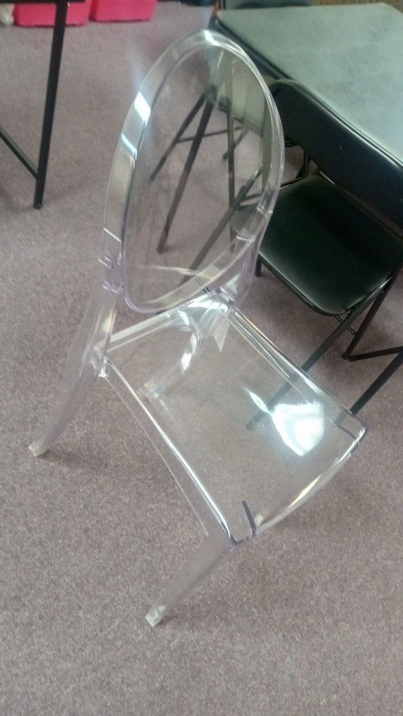 Clear Accent Chair