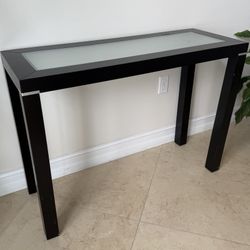 Frosted Glass Sofa Table 