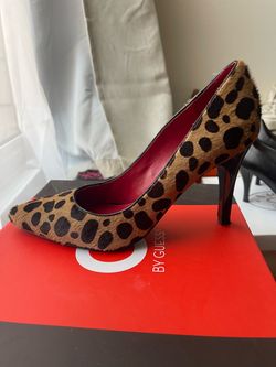 By Guess Leopard Print Stiletto Pumps