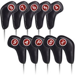 Craftsman Golf Magnetic Iron Headcovers Protective Cover with Large No.