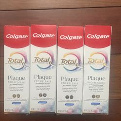 Colgate Total Plaque Pro Release Whitening Toothpaste, $3 Each