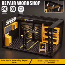 1:24 garage diorama