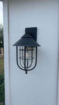 Exterior sconce light x3