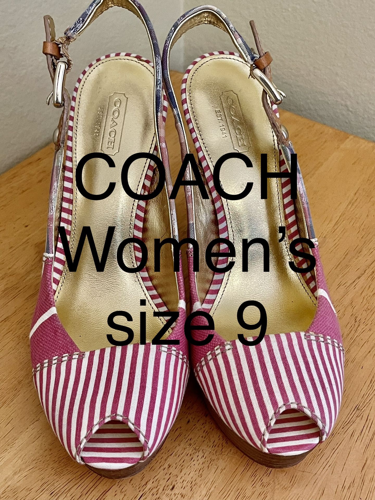 Coach Women’s Shoes Size 9