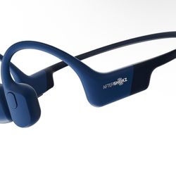 Brand New AFTERSHOKZ Aeropex Open-Ear Wireless Bone Conduction Headphones, IP67 Rated, Blue Eclipse