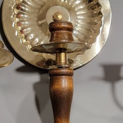 Vintage Brass Wall Hanger Or Candle Holder Sconce 